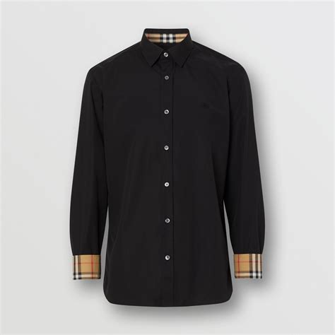 burberry cooton popelin shirt|burberry poplin shirt.